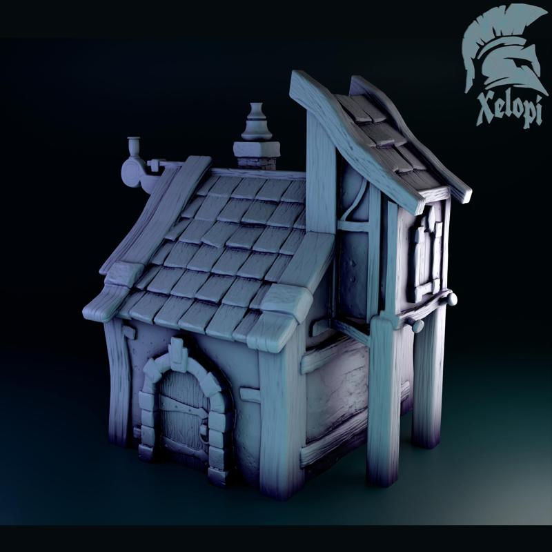 Stylized house