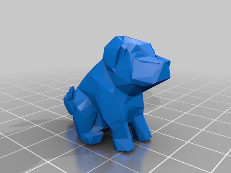 Low Poly Puppy Dog