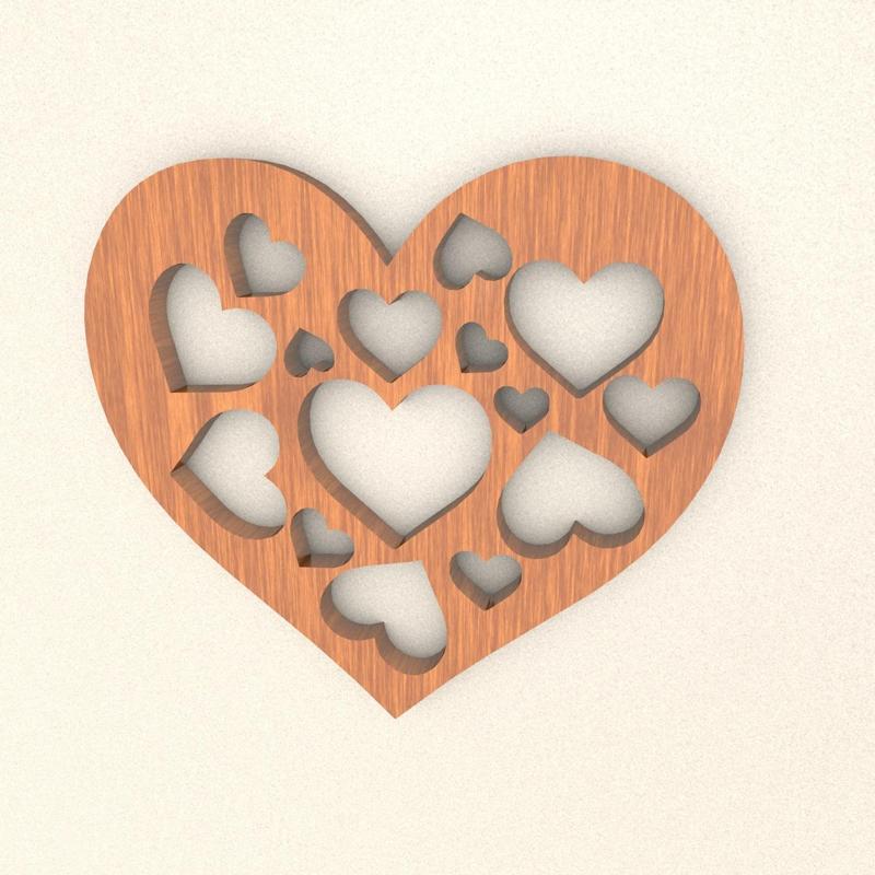 Heart Wall Decoration WARAJ67