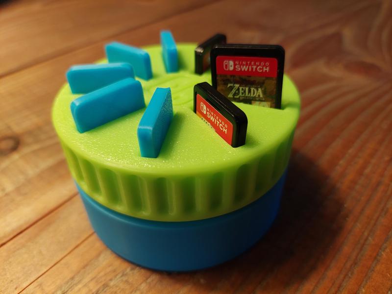 Nintendo Switch rotary game holder