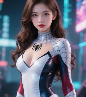 Silk Protocol: Cyber-Angel Spider-Woman Statue