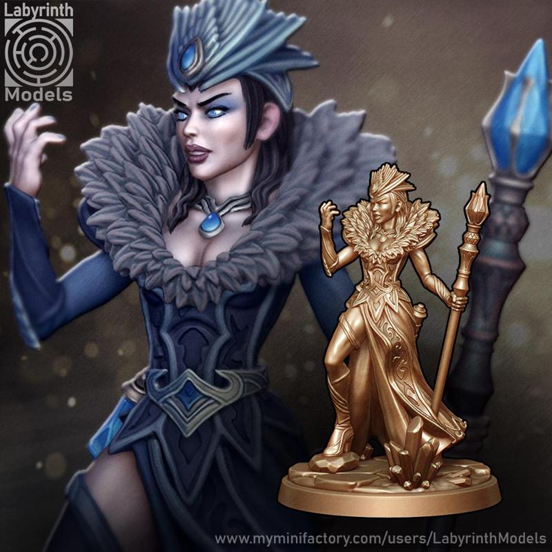 Winter Witch - 32mm scale
