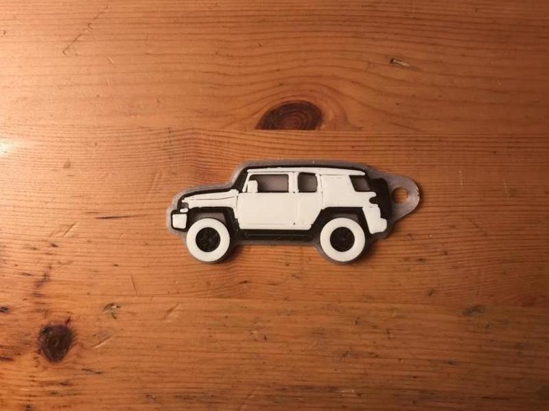 Toyota FJ Cruiser keychain