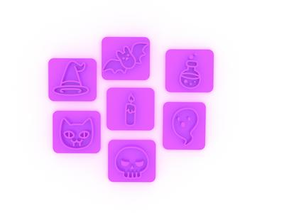 MINI HALLOWEEN STAMPS - STAMP COOKIES