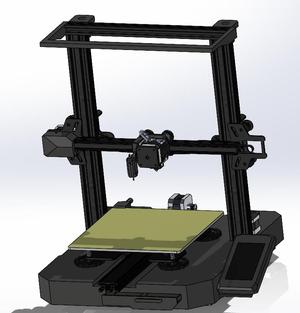 Creality Ender 3 S1 PRO Full Assembly Draft