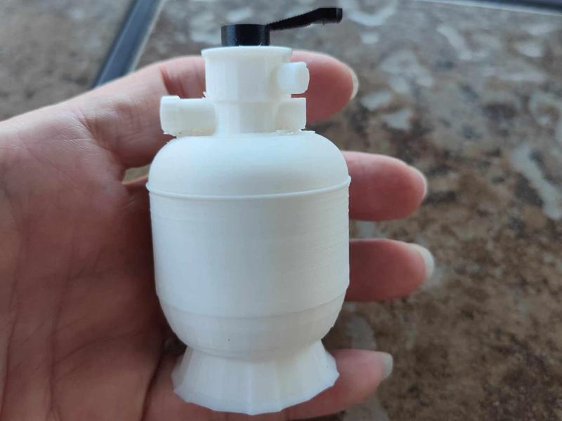 Pool Sand filter Hidden Compartment Keychain