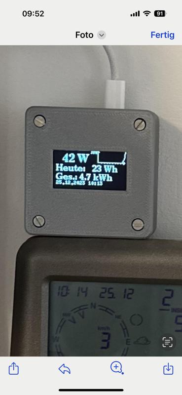 Case for OpenDTU Fusion PCB with 1,54" OLED display