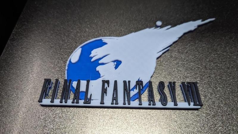 Final Fantasy 7 Logo Multicolour