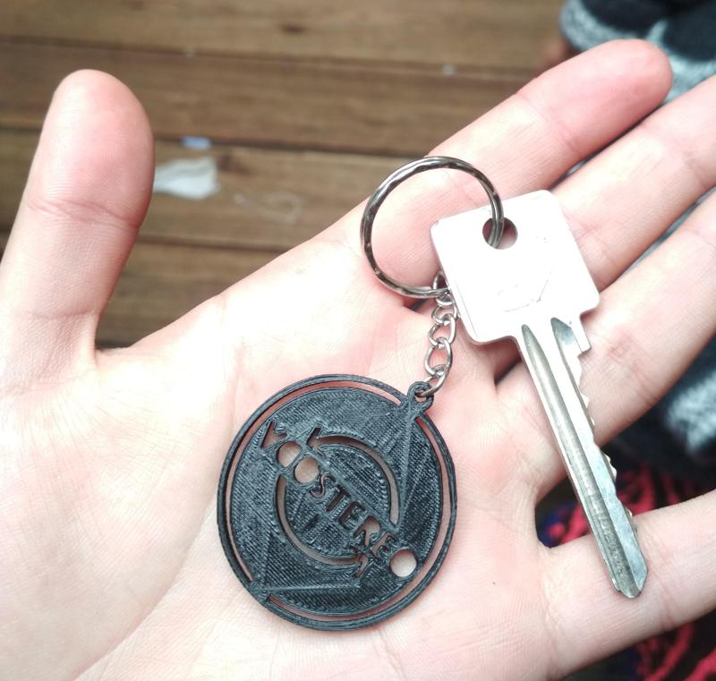 SODASTEREO KEY RING LOGO