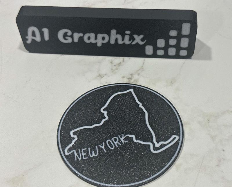 New York Coaster Badge Souvenir Large Coin