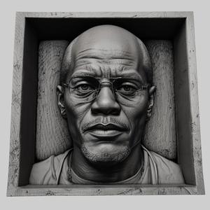 Samuel L. Jackson head relief actor