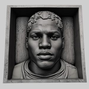 John Boyega head relief actor