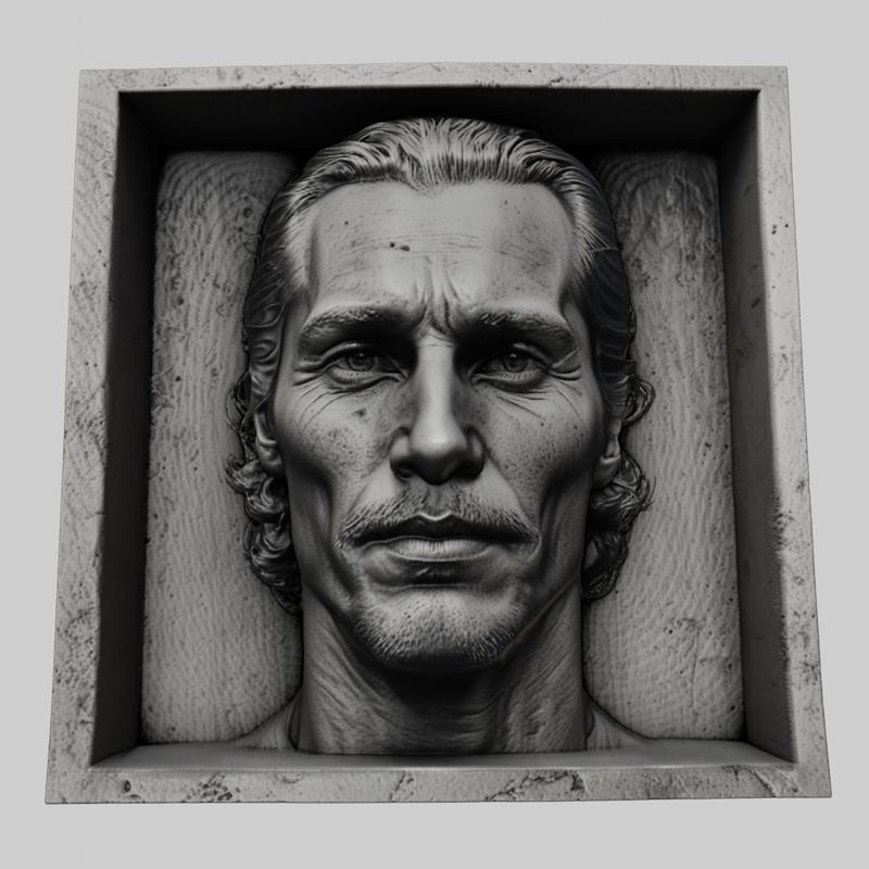 Matthew McConaughey head relief actor