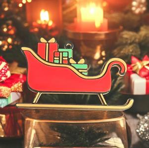 Sant's Sleigh Ornament