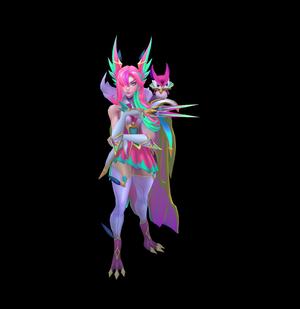 Redeemed Star Guardian Xayah League of Legends 3D print model