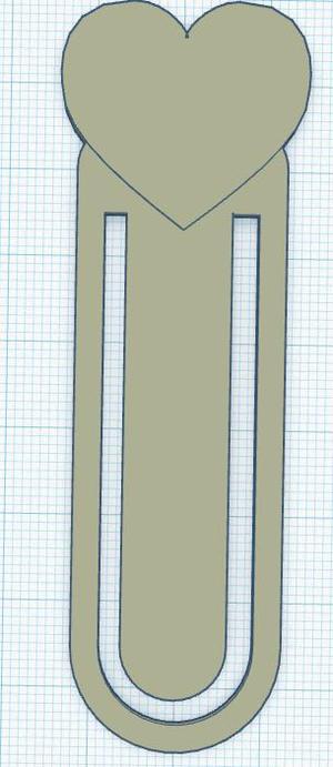 heart bookmark