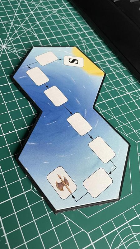 extendend magnetic hex shell for Settlers of Catan (Barbarian floor card)