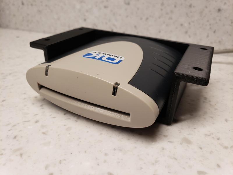 Under-desk Smart Card Reader Mount