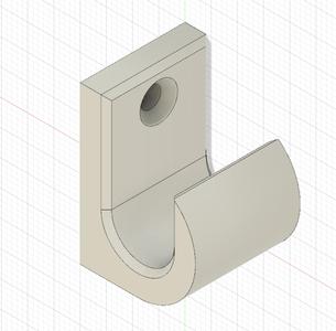 Cabel holder wall mount