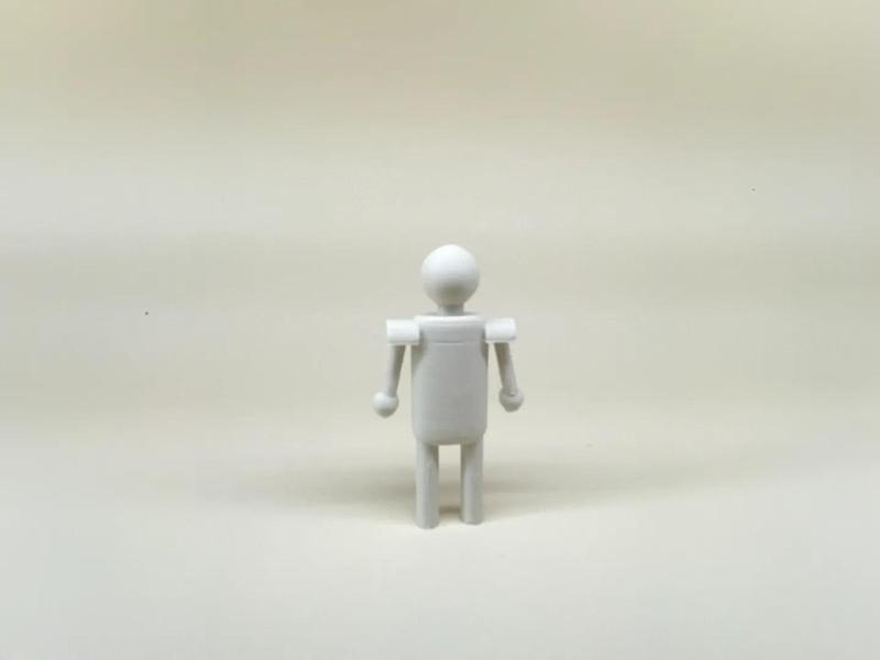 An ordinary person, suitable for sand table display or as an ornament