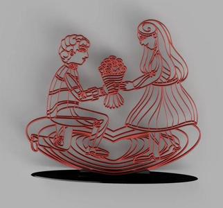 Valentinesday Blossoming Affection