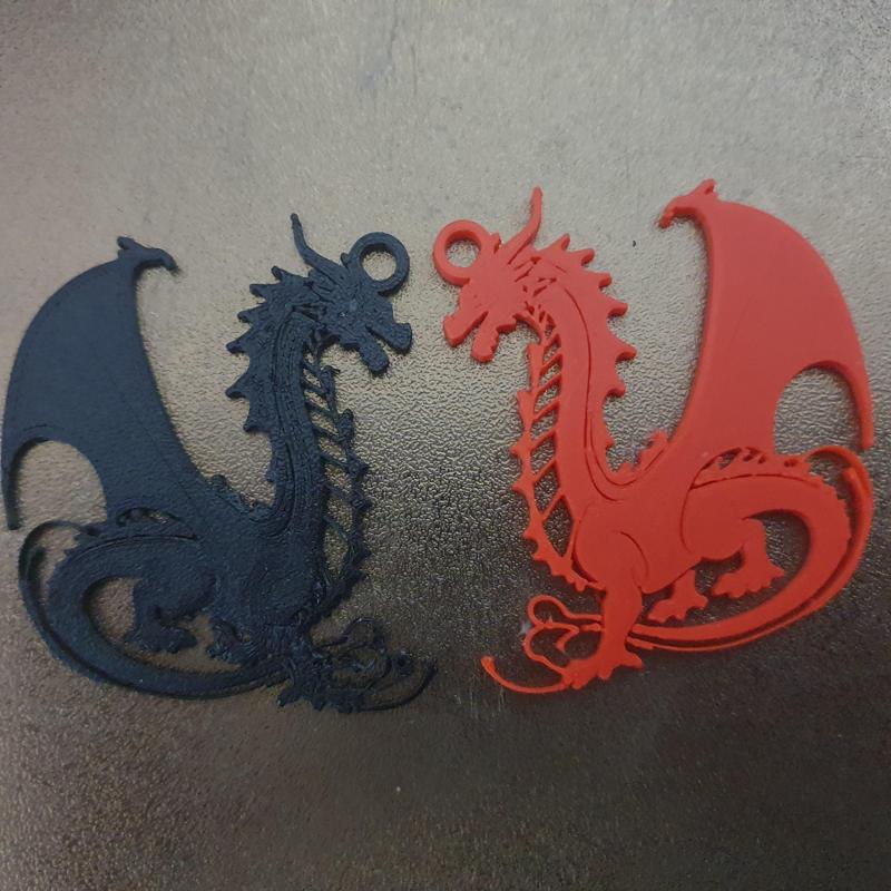 Year of the Dragon Simple Keychain