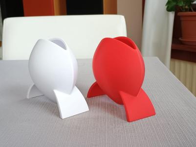 Discus flower pot