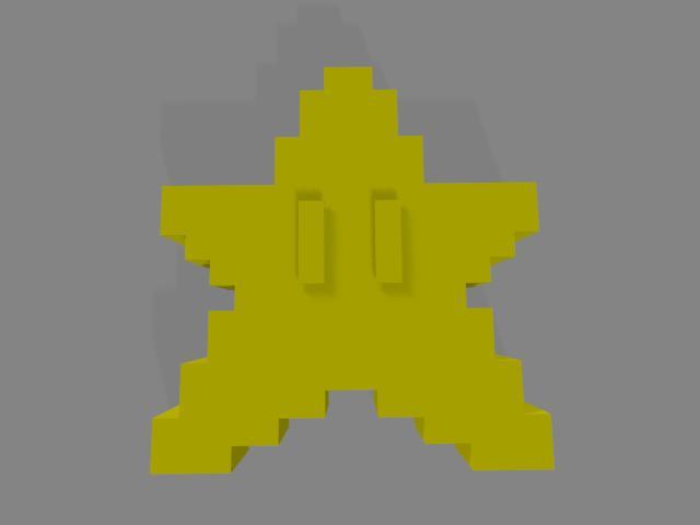 mario Bros Star For Tree