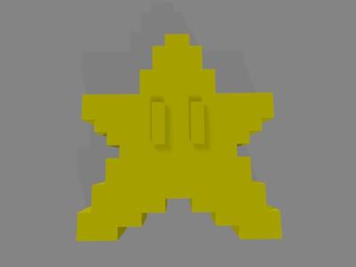mario Bros Star For Tree