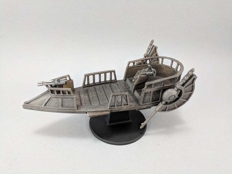 Sci-fi Pirate Skiff