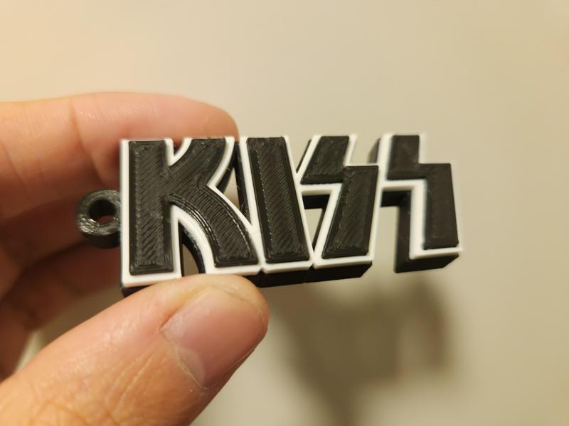 Kiss logo - Keychain