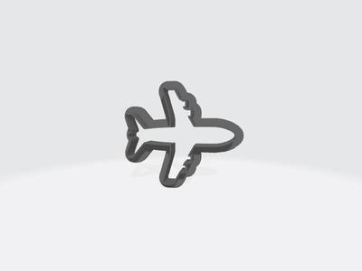 Plane cookie cutter
