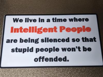 Offended sign