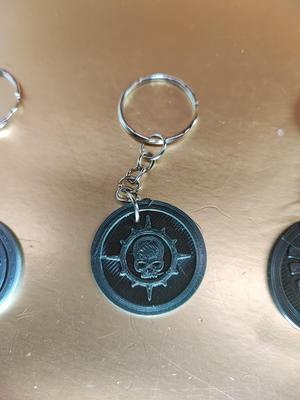 key ring skull