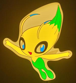 Celebi Pokemon LED Lightbox