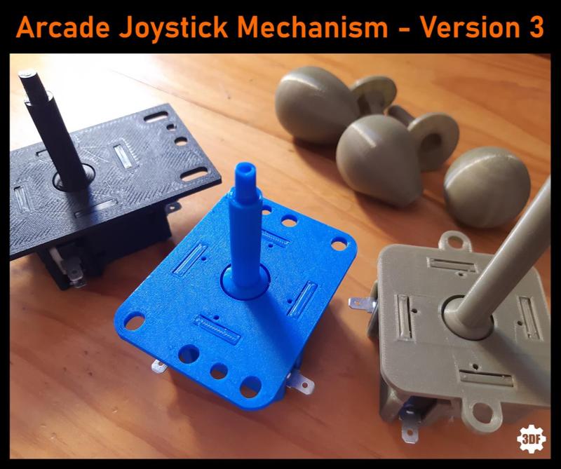 Arcade Joystick Mechanism - Version 3 