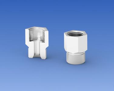 Adapter to connect a thread G1/2" to a water tap M24x1