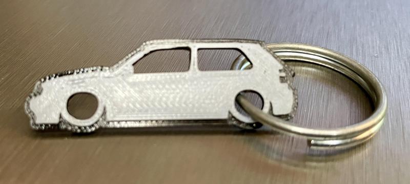 Golf 3 Schlüsselanhänger Keychain
