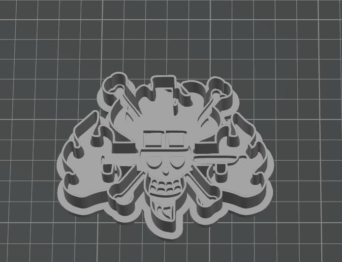 One Piece FULL PACK Pirate Cookie Cutter flag