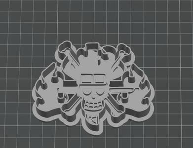 One Piece FULL PACK Pirate Cookie Cutter flag
