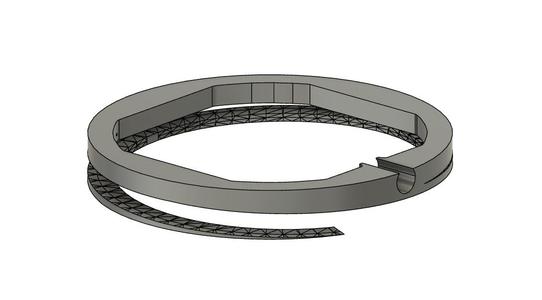 TMI Cal VX42E 31.8mm ring with spring
