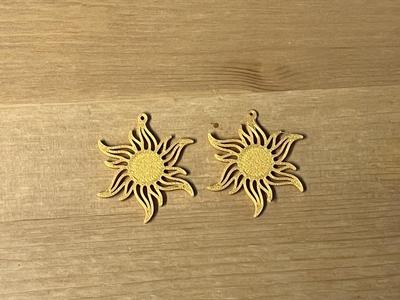 sun earrings