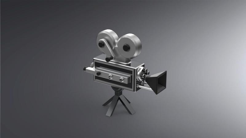 Video camera keychain