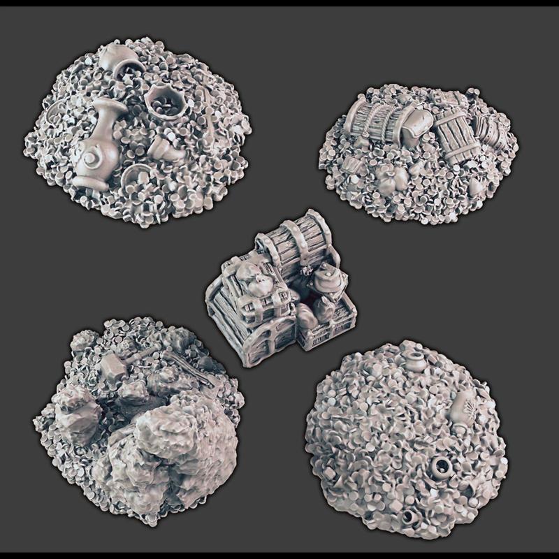 Treasure Piles [SUPPORT-FREE]