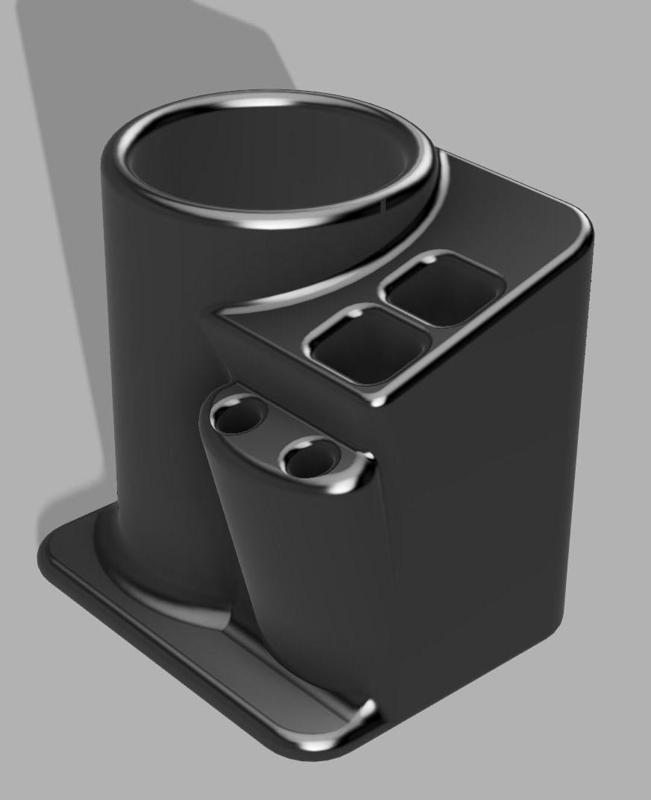 dental cleaning tool holder - single