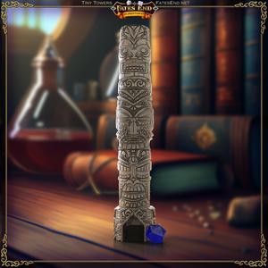 Tiki Totem Dice Tower - SUPPORT FREE!