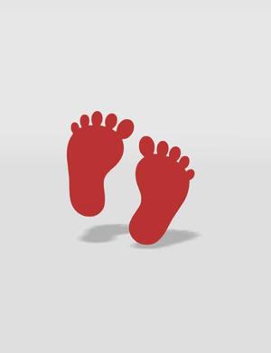 wall decor baby feet