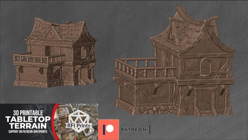 Two Story House with Balcony