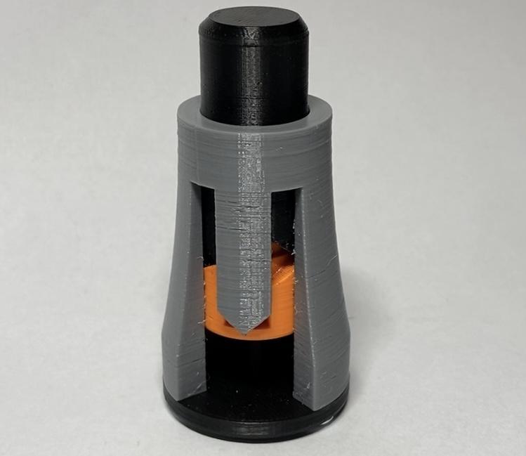 Ballpoint pen's click mechanism (Latch mechanism V3)