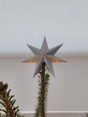 christmas tree topper - seven-pointed star